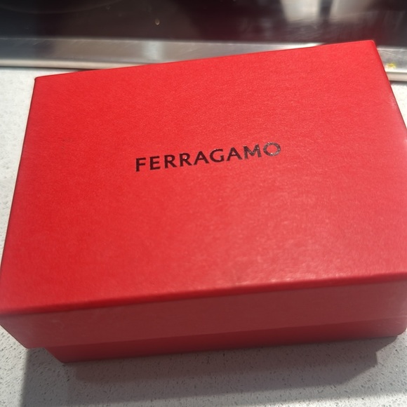 Salvatore Ferragamo Mini Card Wallet in Buff Color - Picture 6 of 6